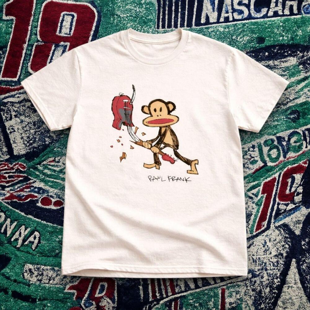 Paul Frank Julius Monkey Graphic Tee White Unisex